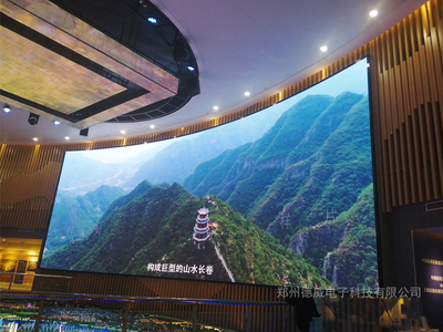 豫北某市规划局展馆全彩屏